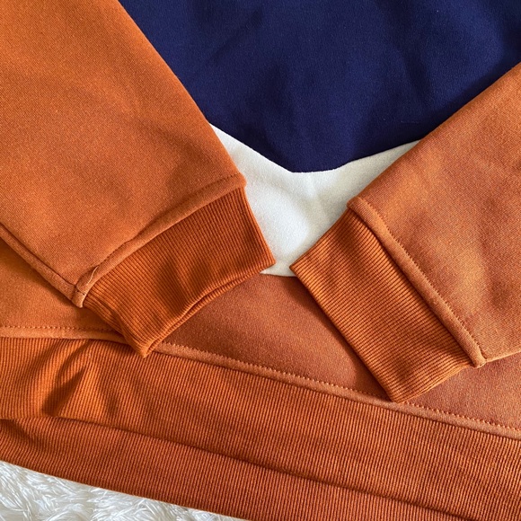 NWT Moral Fiber Multicolored Chevron Hoodie - Picture 4 of 7